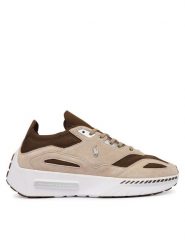 Polo Ralph Lauren Sneakersy Boerum 809P15682001 Brązowy jasny. Brązowe buty sportowe casual Polo Ralph Lauren, bez wzorów, ze skóry, bez zapięcia. Za 729.99 zł.