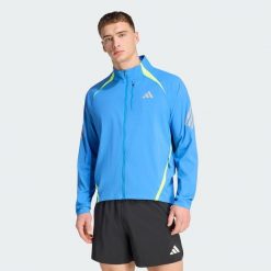 Kurtka adi365 FORMOTION. Niebieskie kurtki Adidas, bez wzorów, bez kaptura. Za 439.00 zł.