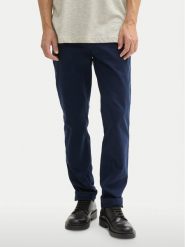 Tom Tailor Spodnie materiałowe 1044398 Granatowy Slim Fit. Niebieskie spodnie materiałowe Tom Tailor, m, bez wzorów, z bawełny. Za 109.99 zł.