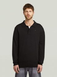 G-Star Koszulka polo w kolorze czarnym rozmiar: XL. Czarne koszulki polo G-Star, xl, bez wzorów, z bawełny, bez kołnierzyka, bez ramiączek. Za 222.94 zł.