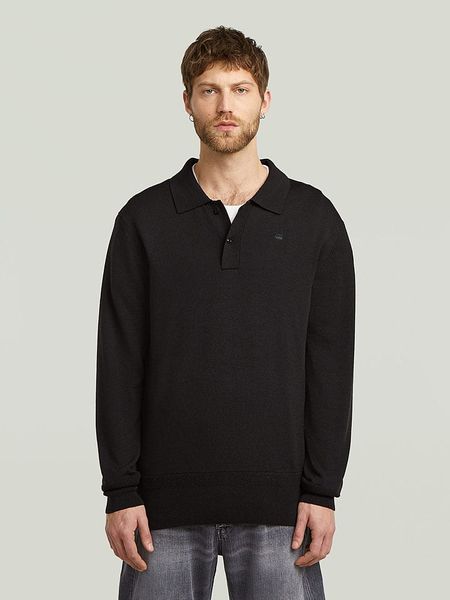 G-Star Koszulka polo w kolorze czarnym rozmiar: XL. Czarne koszulki polo G-Star, xl, bez wzorów, z bawełny, bez kołnierzyka, bez ramiączek. Za 222.94 zł.