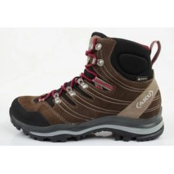 Buty Aku Alterra Gore-tex M 403313 brązowe. Brązowe buty turystyczne bez wzorów, z gore-texu, bez zapięcia, wspinaczkowe, gore-tex. Za 896.50 zł.