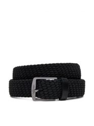 Calvin Klein Pasek Męski Ck Casual Elastic Braided 35Mm K50K512839 Czarny. Czarne paski CALVIN KLEIN, bez wzorów, z materiału, casualowe. Za 179.99 zł.