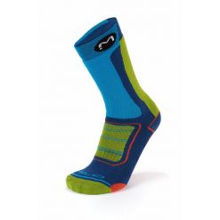 Skarpety trekkingowe zimowe unisex - Milo Jaza. Niebieskie skarpety Milo, bez wzorów, z lycry. Za 54.99 zł.