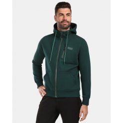 Męska bawełniana bluza z kapturem Kilpi DANILO-M. Zielone bluzy z kapturem Kilpi, m, bez wzorów, z bawełny, z kapturem. Za 318.77 zł.