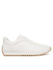 MICHAEL Michael Kors Sneakersy 42F5RHFS3L Biały. Białe buty sportowe casual MICHAEL Michael Kors, bez wzorów, z materiału, bez zapięcia. Za 619.99 zł.