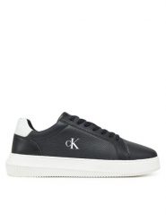 Calvin Klein Jeans Sneakersy Chunky Cupsole Lth Mg Tc YM0YM01198 Czarny. Czarne buty sportowe casual Calvin Klein Jeans, bez wzorów, z jeansu, bez zapięcia. Za 279.99 zł.