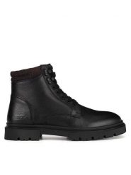MEXX Trzewiki ZIBI-06 MI08 Czarny. Czarne botki sznurowane Mexx, bez wzorów, ze skóry, bez obcasa, bez zapięcia. Za 265.99 zł.