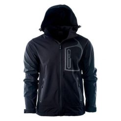 Męska Kurtka Soft Shell Nils. Niebieskie kurtki Hi-tec, m, bez wzorów, z elastanu, z kapturem. Za 261.99 zł.
