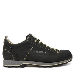 Trekkingi Dolomite. Czarne buty trekkingowe Dolomite, bez wzorów, bez zapięcia. Za 759.99 zł.