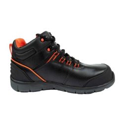 Obuwie Ochronne Męskie Skóra BHP Dismantle. Czarne buty turystyczne Regatta, bez wzorów, z gumy, bez zapięcia, trekkingowe. Za 195.99 zł.