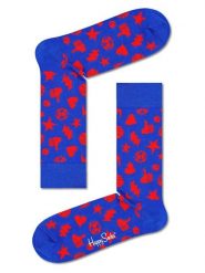 Happy Socks Skarpety w kolorze niebieskim rozmiar: 39-42. Niebieskie skarpety Happy Socks, bez wzorów, prążkowane. Za 43.47 zł.