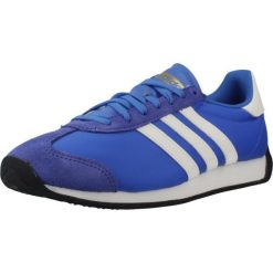 Buty ADIDAS RUNVISTA Niebieski. Niebieskie buty trekkingowe Adidas, bez wzorów, z syntetyku, bez zapięcia, trekkingowe. Za 214.99 zł.