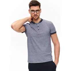 T-SHIRT POLO ZE STRUKTURALNEJ DZIANINY. Koszulki polo marki TOP SECRET. Za 69.99 zł.