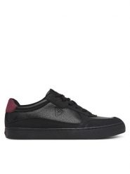 Guess Sneakersy FMFPAV ELE12 Czarny. Czarne buty sportowe casual Guess, z aplikacjami, ze skóry, bez zapięcia. Za 364.99 zł.