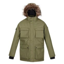 Kurtka Zimowa Parka Męska Aziel. Brązowe kurtki Regatta, na zimę, m, bez wzorów, bez kaptura. Za 276.99 zł.