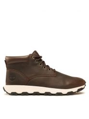 Timberland Trzewiki Winsor Park Chukka TB0A5YTW9311 Brązowy. Brązowe botki sznurowane Timberland, bez wzorów, ze skóry, bez obcasa, bez zapięcia. Za 749.99 zł.