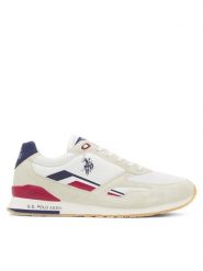 U.S. Polo Assn. Sneakersy TABRY003B Biały. Białe buty sportowe casual U.S. Polo Assn., bez wzorów, z materiału, bez zapięcia. Za 215.99 zł.