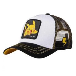 Męska Czapka Z Daszkiem Pokemon Pikachu Two Tone Trucker Cap. Czarne czapki z daszkiem Capslab, bez wzorów. Za 186.99 zł.
