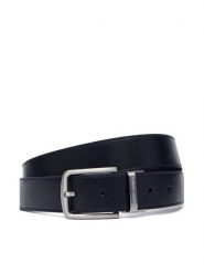Emporio Armani Pasek EM007172 AF29130 MB084 Granatowy. Niebieskie paski Emporio Armani, bez wzorów, ze skóry. Za 569.99 zł.