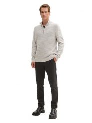 Tom Tailor Sweter w kolorze kremowym rozmiar: XXL. Brązowe swetry nierozpinane Tom Tailor, xxl, bez wzorów, z bawełny, bez kołnierzyka, bez ramiączek. Za 106.13 zł.