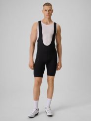 4F Spodenki kolarskie z żelową wkładką męskie - czarne XXL. Czarne spodenki rowerowe 4F, m, bez wzorów, z materiału. Za 279.99 zł.