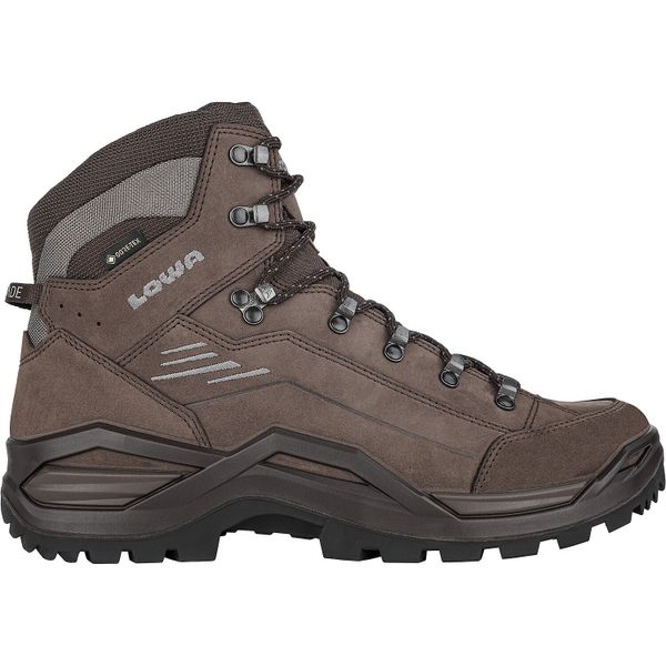 Buty trekkingowe męskie Lowa Renegade Evo Mid Gtx. Brązowe buty trekkingowe Lowa, na zimę, bez wzorów, z materiału, za kostkę, bez zapięcia, trekkingowe. Za 1,072.45 zł.