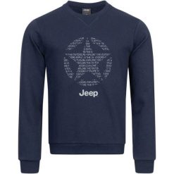 Bluza z Okrągłym Kołnierzem Jeep® dla Mężczyzn z Wzorem Gwiazdy. Bluzy z polaru Jeep, m, bez wzorów, z bawełny, bez kaptura. Za 184.99 zł.