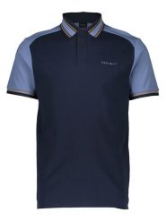 Hackett London Koszulka polo w kolorze granatowo-niebieskim rozmiar: L. Niebieskie koszulki polo Hackett London, l, bez wzorów, bez kołnierzyka, bez ramiączek. Za 239.99 zł.