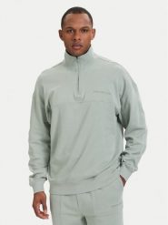 Tommy Hilfiger Bluza Essential UM0UM03909 Zielony jasny Regular Fit. Zielone bluzy Tommy Hilfiger, m, bez wzorów, z bawełny, bez kaptura. Za 329.99 zł.