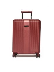 WITTCHEN Walizka kabinowa 56-3P-903-35 Bordowy. Czerwone walizki Wittchen, bez wzorów, z tworzywa sztucznego. Za 419.99 zł.