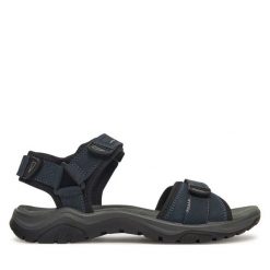 Sandały Josef Seibel. Niebieskie sandały Josef Seibel, bez zapięcia. Za 339.99 zł.