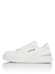 Plein Sport Sneakersy SAFS USC0845 STE003N Biały. Białe buty sportowe casual Plein Sport, bez wzorów, ze skóry, bez zapięcia. Za 531.99 zł.