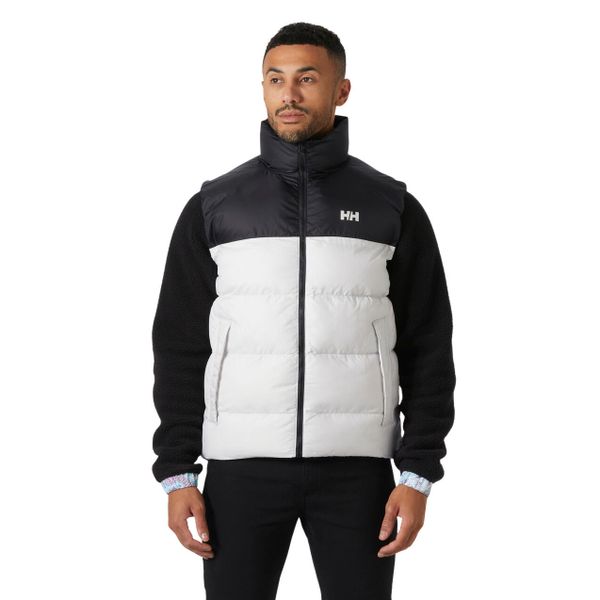 Kurtka puchowa bez rękawów Helly Hansen Active. Szare kurtki Helly Hansen, m, bez wzorów, z puchu, bez kaptura. W wyprzedaży za 614.50 zł.