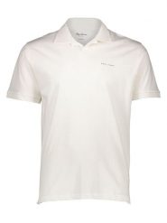 Pepe Jeans Koszulka polo w kolorze białym rozmiar: M. Białe koszulki polo Pepe Jeans, m, bez wzorów, z jeansu, bez kołnierzyka, bez ramiączek. Za 131.12 zł.