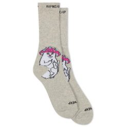 Skarpety Rip N Dip Lord Nermal Szare. Czarne skarpety RIPNDIP, bez wzorów. Za 109.98 zł.