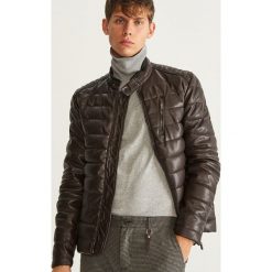 Kurtka biker z imitacji skóry - Brązowy. Kurtki marki Under Armour. Za 299.99 zł.