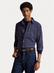 Polo Ralph Lauren Koszula 710953644501 Fioletowy Custom Fit. Fioletowe koszule Polo Ralph Lauren, m, bez wzorów, bez kołnierzyka, bez ramiączek. Za 729.99 zł.