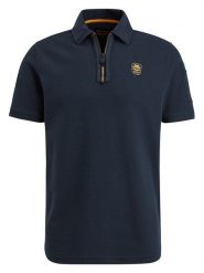 PME Legend Koszulka polo w kolorze granatowym rozmiar: XL. Niebieskie koszulki polo PME Legend, xl, z aplikacjami, bez kołnierzyka, bez ramiączek. Za 139.95 zł.