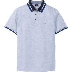 Shirt polo z kieszonką na wys. piersi bonprix jasnoniebieski melanż. Koszulki polo bonprix. Za 44.99 zł.