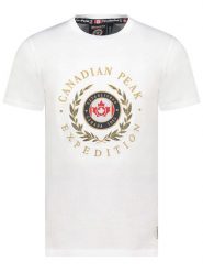 Canadian Peak Koszulka "Jigereak" w kolorze białym rozmiar: XXL. Białe bezrękawniki Canadian Peak, xxl, bez wzorów, z bawełny, bez kołnierzyka, bez ramiączek. Za 84.01 zł.