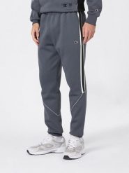 Champion Spodnie dresowe w kolorze szarym rozmiar: M. Szare spodnie treningowe długie Champion, m, bez wzorów, z bawełny. Za 113.63 zł.