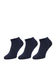 GINO ROSSI Skarpety krótkie CEO_AS_GR_3MB_001S-AW26 (3-PACK) Granatowy. Niebieskie skarpety Gino Rossi, bez wzorów, z bawełny. Za 29.99 zł.