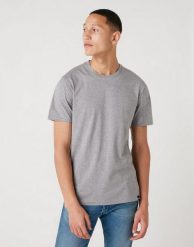 WRANGLER SS 2 PACK TEE MĘSKI T-SHIRT KOSZULKA DWUPAK MID GREY MEL W7BADHX37 112131581. Szare t-shirty Wrangler, m, bez wzorów, bez kołnierzyka, bez ramiączek. Za 109.99 zł.