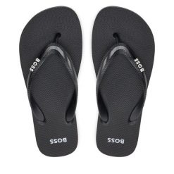Japonki BOSS. Czarne japonki Boss, bez wzorów. Za 169.99 zł.