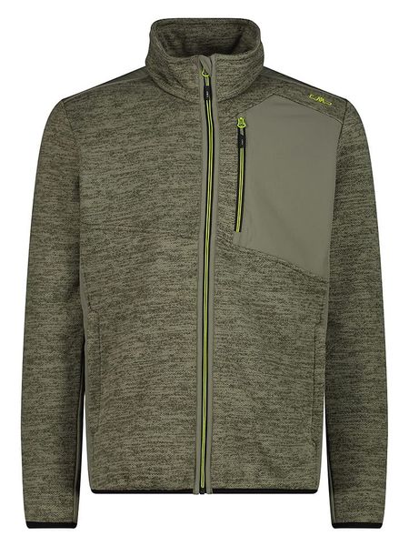 CMP Kurtka polarowa w kolorze khaki rozmiar: 58. Brązowe kurtki CMP, s, bez wzorów, z dzianiny, bez kaptura. Za 139.54 zł.