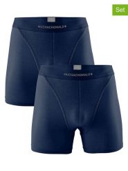 Muchachomalo Bokserki (2 pary) w kolorze granatowym rozmiar: S. Niebieskie bokserki MUCHACHOMALO, s, bez wzorów. Za 78.99 zł.