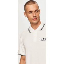 GAP - Polo. Czarne koszulki polo GAP, m, z aplikacjami, z dzianiny, bez kołnierzyka, bez ramiączek. W wyprzedaży za 79.90 zł.