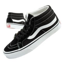 Buty sportowe trampki unisex Vans SK-8 Mid Ressure. Czarne trampki Vans, bez wzorów, bez zapięcia. Za 199.00 zł.