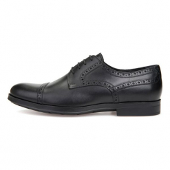 Geox Półbuty Męskie Hilstone 2fit, 43, Czarne. Eleganckie półbuty marki Geox. W wyprzedaży za 349.00 zł.